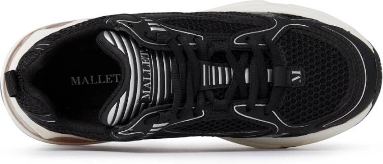 Mallet London Zwart Zilver Jupiter Dames Schoen Black Dames