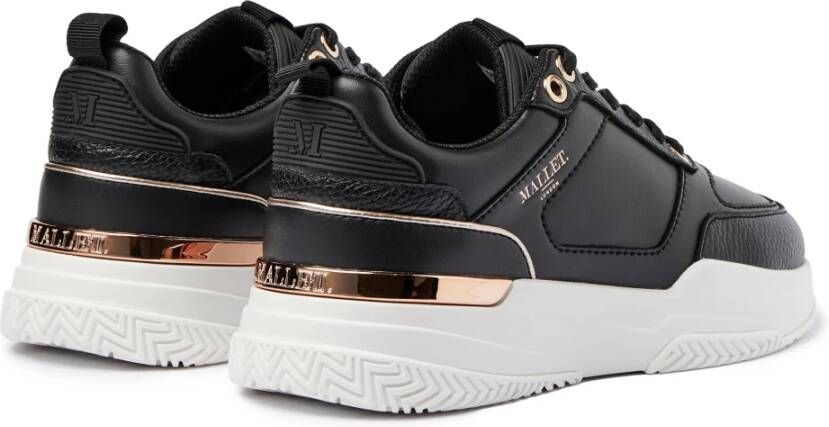 Mallet London Zwarte Roos Dames Sneakers Black Heren