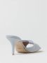 Malone Souliers Blauwe Linnen Hakken Sandalen - Thumbnail 2