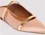 Malone Souliers Blush Gold Zijde Spiegel Leren Platte Schoenen Yellow Dames - Thumbnail 4