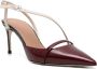 Malone Souliers Donkerrode Stiletto Hiel Slingback Schoenen - Thumbnail 2