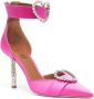 Malone Souliers Flamingo Roze Hart Bedel Leren Pumps Pink Dames - Thumbnail 3