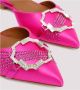 Malone Souliers Fuchsia Strass Ballerina Flats Pink Dames - Thumbnail 4