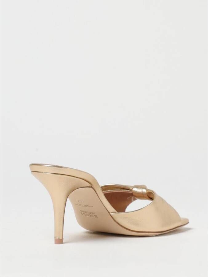 Malone Souliers Gouden Sandalen met Hak voor Vrouwen