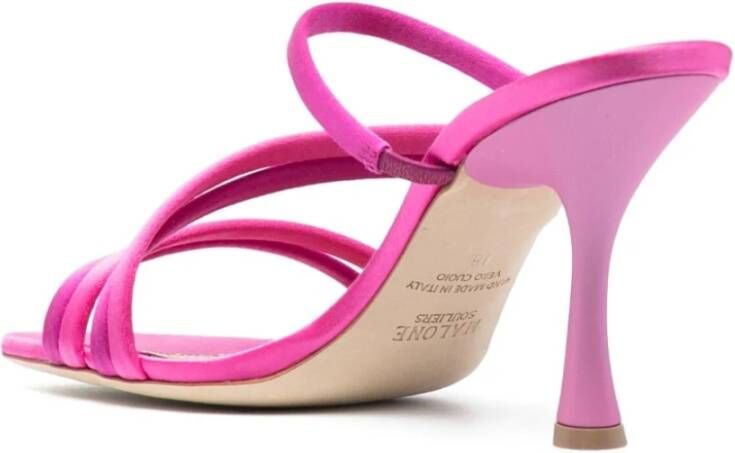 Malone Souliers Heeled Mules Roze Dames