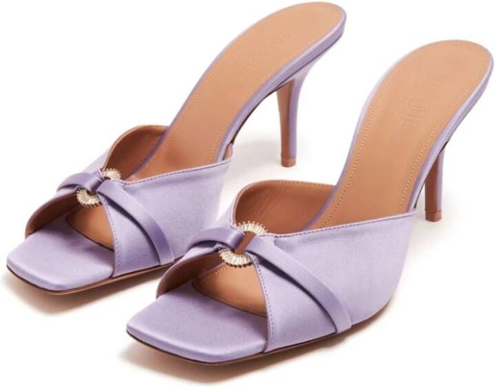 Malone Souliers Lila Kristalversierde Sandalen Purple Dames