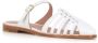 Malone Souliers Witte leren slingback schoenen White Dames - Thumbnail 3