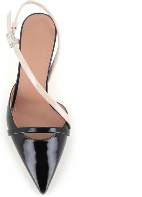 Malone Souliers Zwarte Lakleren Hakken