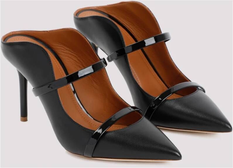 Malone Souliers Zwarte Leren Maureen Pumps Hoge Hakken Black Dames