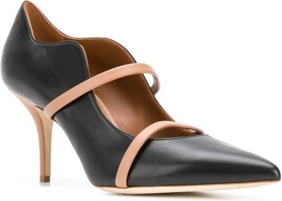 Malone Souliers Zwarte Nappa Leren Maureen Pumps Black Dames