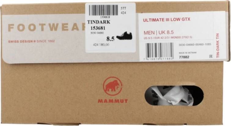 mammut Ultimate III Sneakers Gray Heren