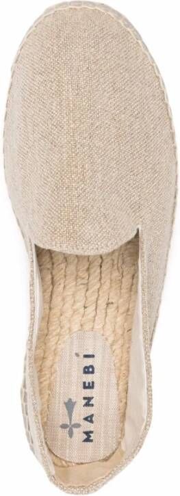 Manebí Beige Espadrilles Platte Schoenen