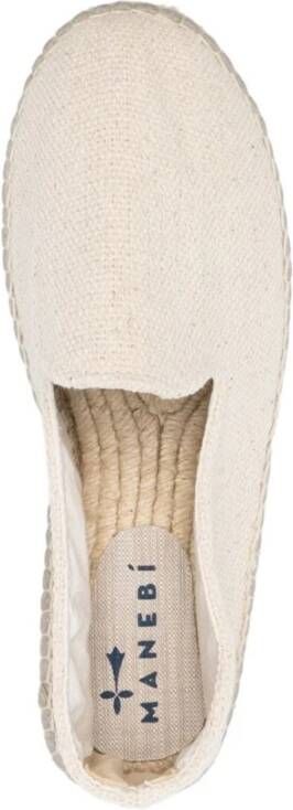 Manebí Beige Espadrilles Yucatan Platte Schoenen