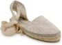 Manebí Macramé Katoenen Espadrilles Slip-On Schoenen Beige Dames - Thumbnail 2