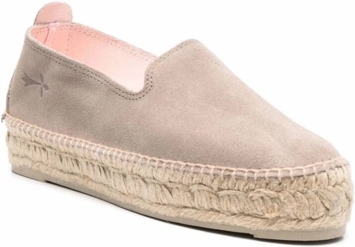 Manebí Beige Platte Schoenen Beige Dames