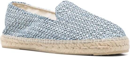 Manebí Blauwe Platte Instap Schoenen