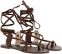 Manebí Bruine Sandalen van Alex Riviere Studio Brown Dames - Thumbnail 3