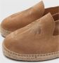 Manebí Gewassen beige espadrilles met geborduurd motief Beige Heren - Thumbnail 4