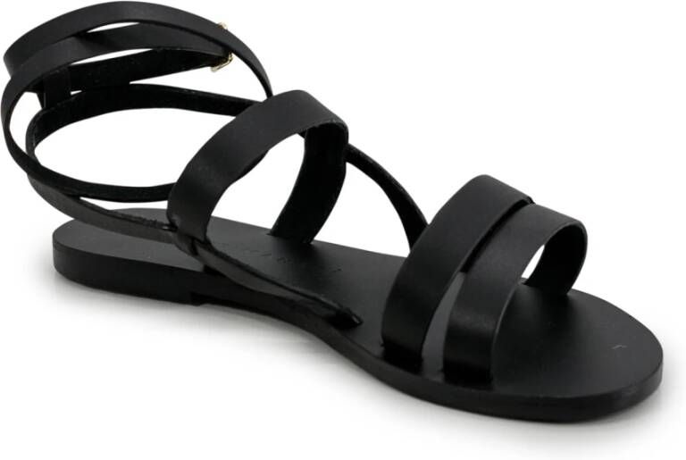 Manebí Flat Sandals Black Dames