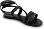 Manebí Flat Sandals Black Dames - Thumbnail 2