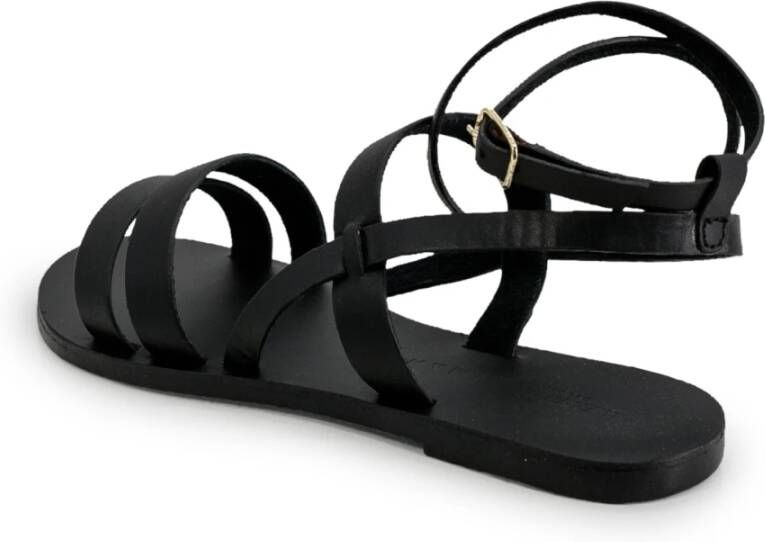 Manebí Flat Sandals Black Dames