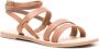 Manebí Flat Sandals Brown Dames - Thumbnail 4