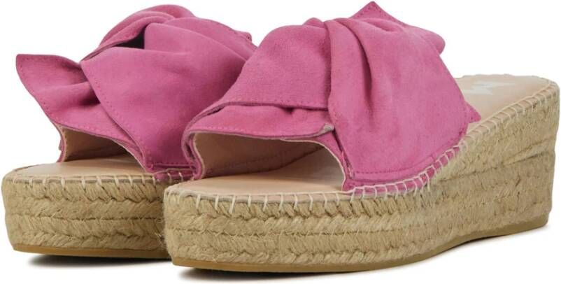 Manebí Fuchsia Espadrilles Normale Pasvorm Bestel Je Eigen Maat