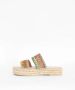 ebí Geweven Raffia Dubbele Zool Sandalen - Thumbnail 2