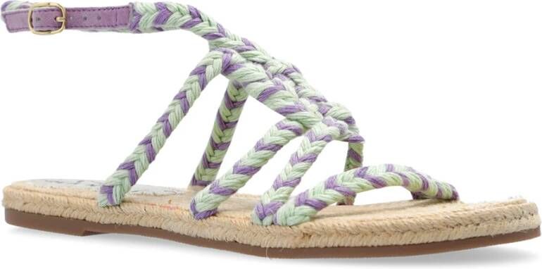 Manebí Geweven sandalen Purple Dames