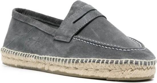 Manebí Grijze Platte Schoenen