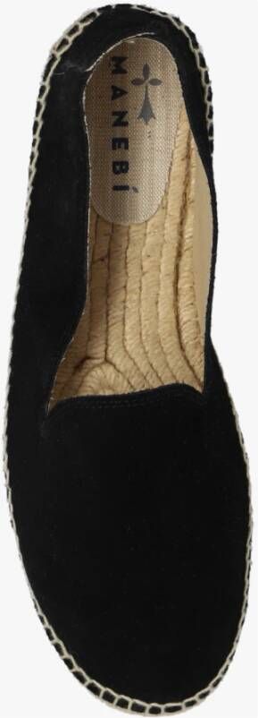 Manebí Hamptons espadrilles Black Heren