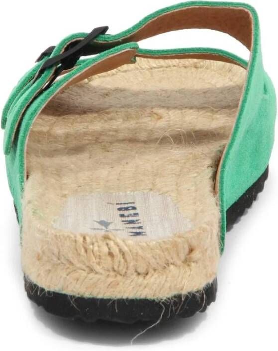 Manebí Nordic Sandals Hamptons Suede Avocado
