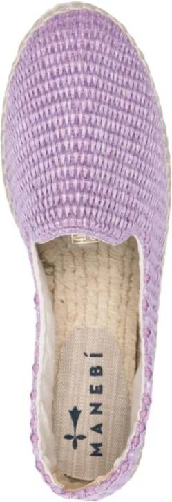Manebí Paarse platte schoenen Purple Dames