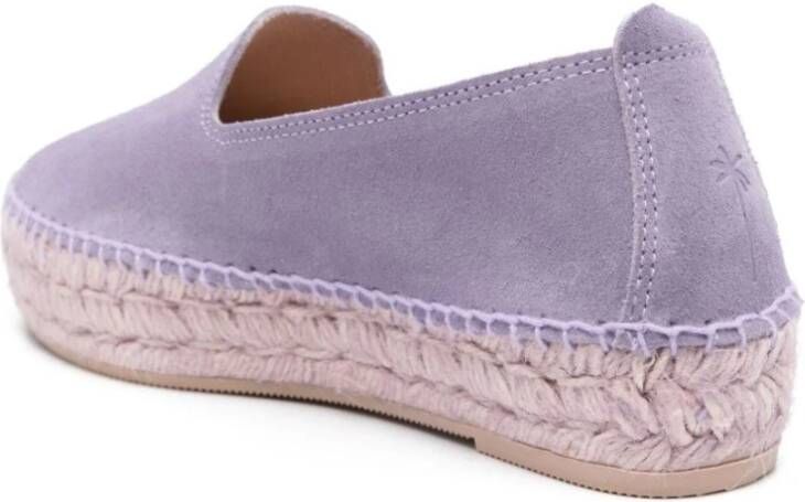 Manebí Paarse platte schoenen Purple Dames