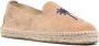 ebí Beige Palmboom Geborduurde Platte Schoenen - Thumbnail 2