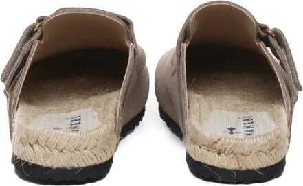Manebí Premium Suede Sandalen in Coco Brown Beige Dames