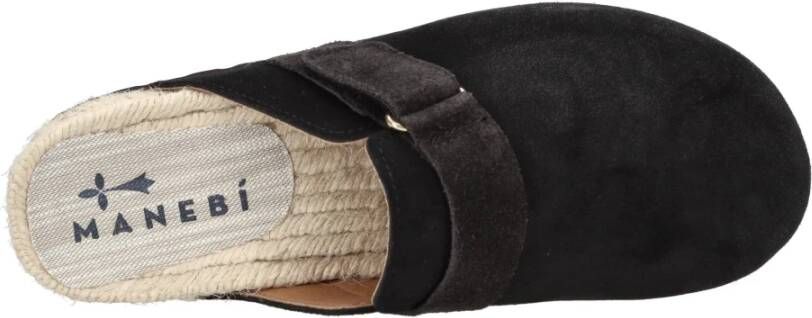 Manebí Sandalen Zwart
