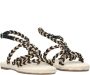 Manebí Flat Sandals Beige Dames - Thumbnail 2