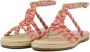 MANEBI Sandalen Dames T85y0 Maat: 38 Materiaal: Textiel Kleur: Roze - Thumbnail 2