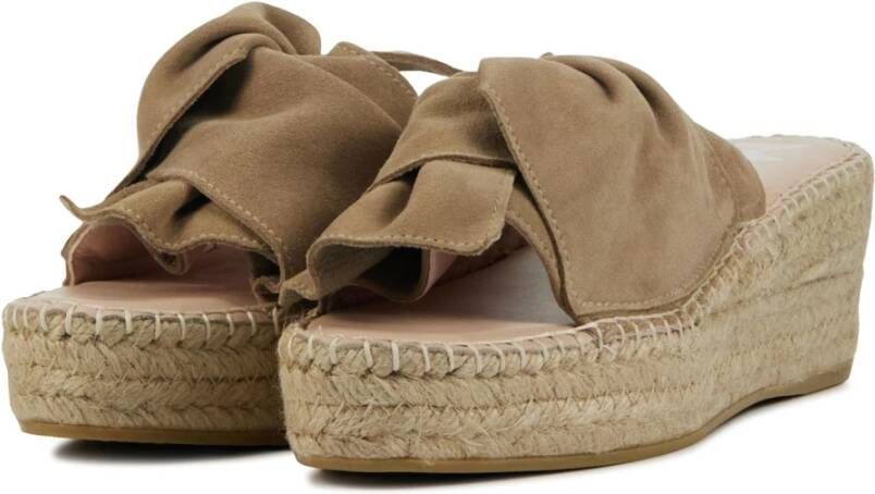 Manebí Sliders Beige Dames