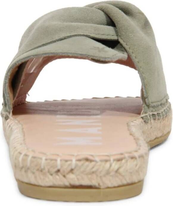 Manebí Suede Knot Slippers Hamptons-Sage