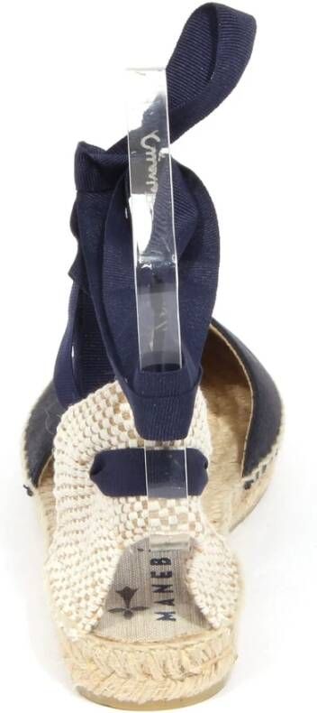 Manebí Valencian Suède Sandal Donkerblauw
