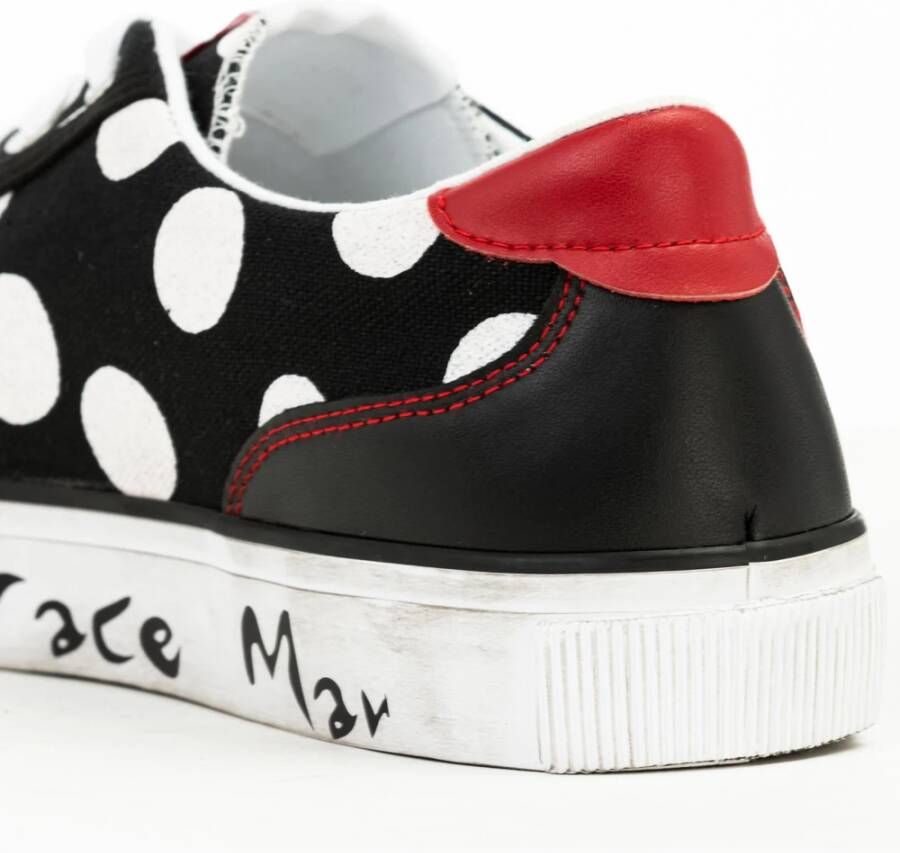 Manila Grace Dames Polka Dot Sneakers Black Heren