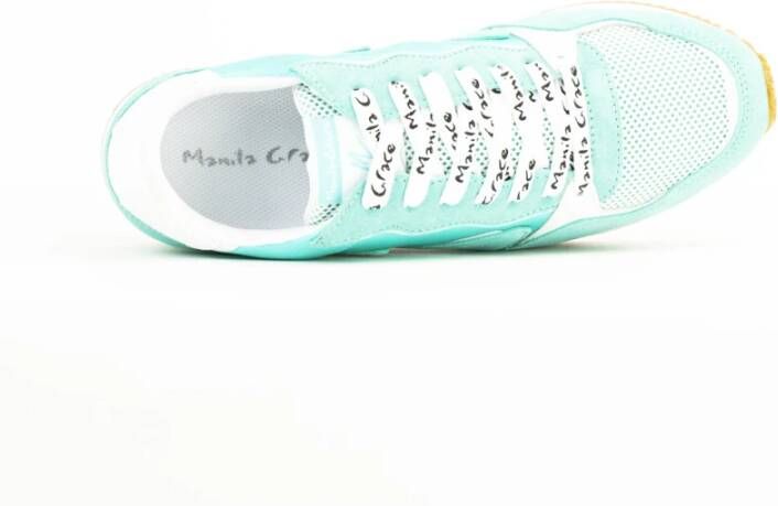 Manila Grace Damessneakers met veterschriften