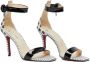 Manila Grace Hoge hak sandalen White Dames - Thumbnail 4