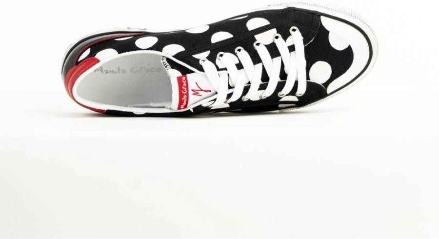 Manila Grace Lage Top Polka Dot Damessneakers