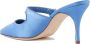 Manolo Blahnik Jewel Mules met kristallen sluiting Blue Dames - Thumbnail 2