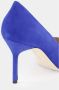 olo Blahnik Blauwe Suède Pumps met Puntige Neus - Thumbnail 2