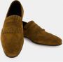 olo Blahnik Bruine Suède Kiltie Loafers met Broguing - Thumbnail 2