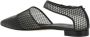 Manolo Blahnik Elegante leren ballerina's met mesh-details Black Dames - Thumbnail 2
